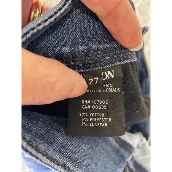 Women’s Hudson Jeans Collin Flap Skinny Ankle Jeans Size 27 *FLAW* - Picture 8 of 8